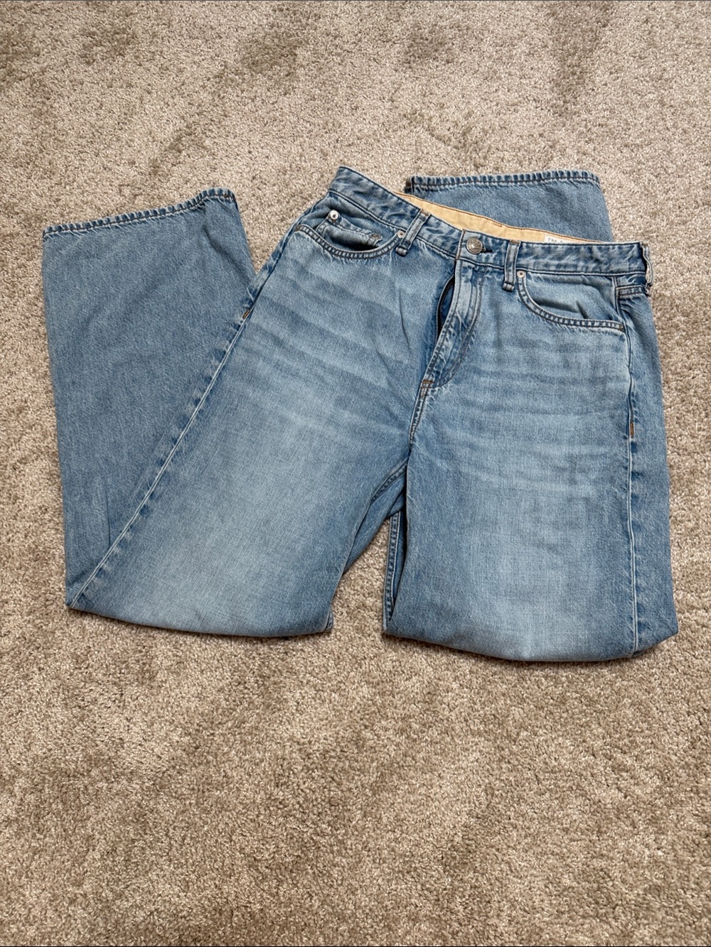 rag & bone Light Blue wide Jeans 27